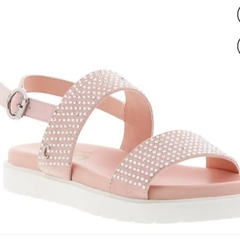 New Circus Sam Edelman blush Narcissa Jaz Ankle-Strap Sandals shoes size 5